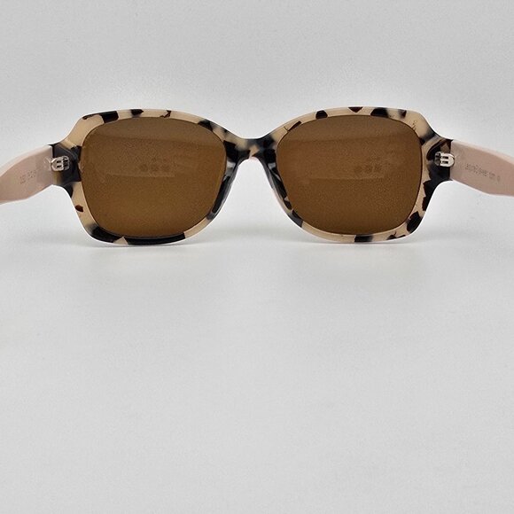 Laguna Eyewear Cleo Tortoise Cream Frame Polarized Brown Lens Sunglasses 56mm main image 13